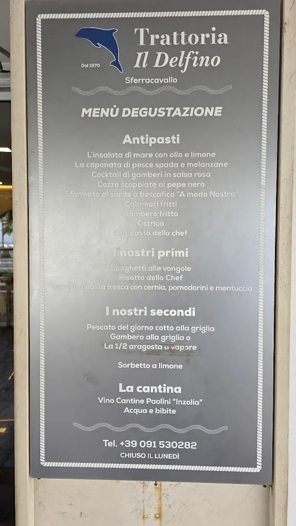 Menu_Il Delfino Ristorante Trattoria_Sferracavallo_image_1