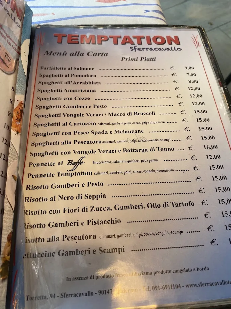 Menu_Trattoria Temptation Sferracavallo_Sferracavallo_image_2