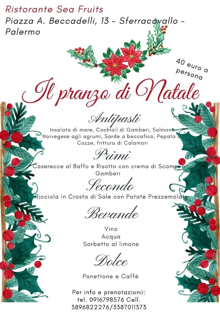 Menu_Sea Fruit's Ristorante di Pesce Palermo_Sferracavallo_image_1