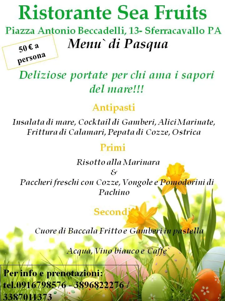 Menu_Sea Fruit's Ristorante di Pesce Palermo_Sferracavallo_image_3