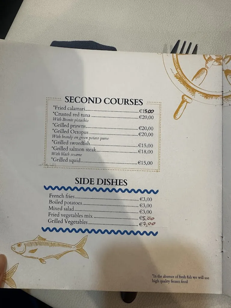 Menu_Marea restaurant_Sferracavallo_image_1