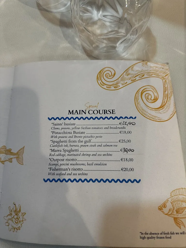 Menu_Marea restaurant_Sferracavallo_image_3