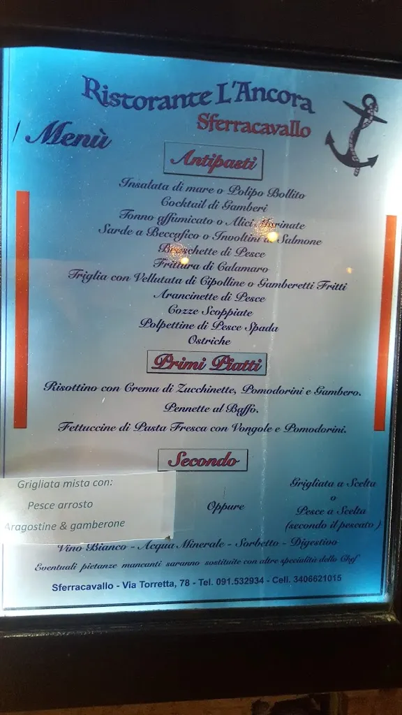 Menu_Trattoria L'Ancora_Sferracavallo_immagine_2