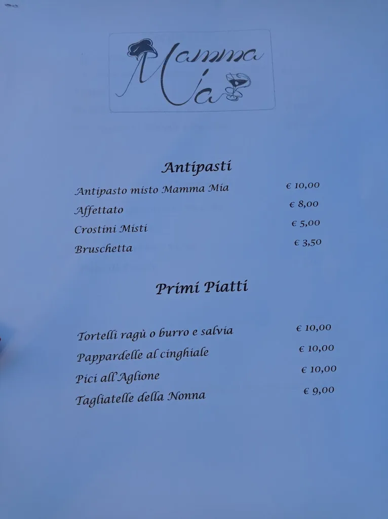 Menu_Trattoria Pizzeria Mamma Mia_Magliano_image_1