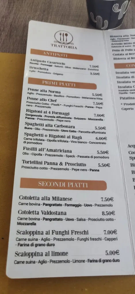 Menu_Trattoria C'era una volta_Sortino_image_1