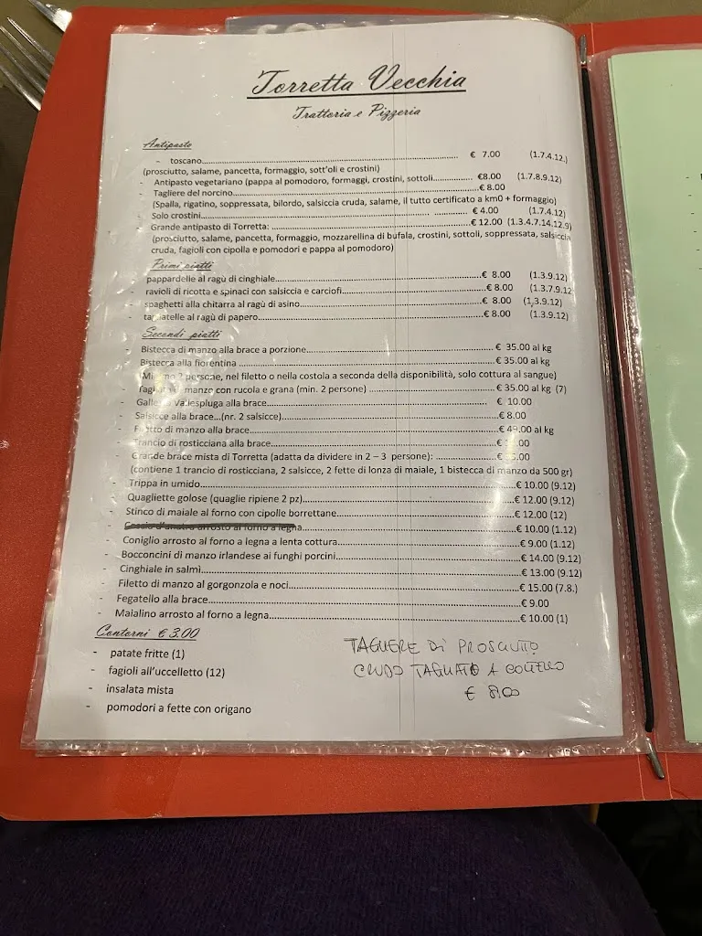 Menu_Torretta Vecchia Trattoria Pizzeria di BAGLINI DARIO_Torretta_image_2