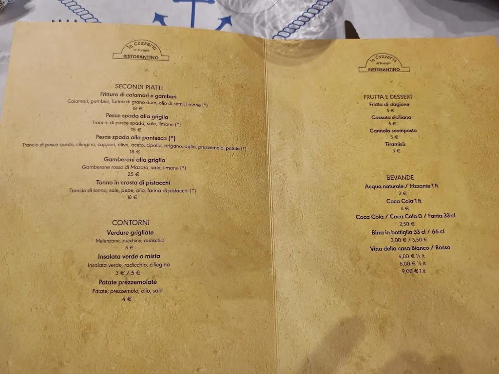 Menu_La Cozzeria di Bonagia_Tonnara di Bonagia_image_3