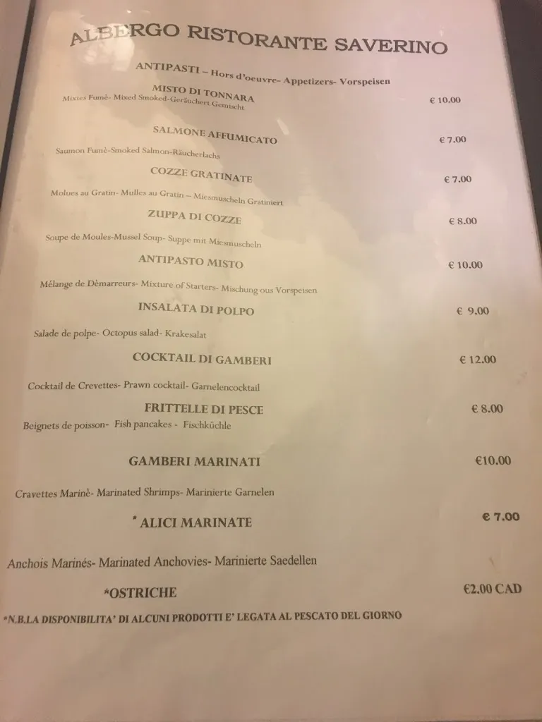 Menu_Albergo Ristorante Saverino_Tonnara di Bonagia_image_2