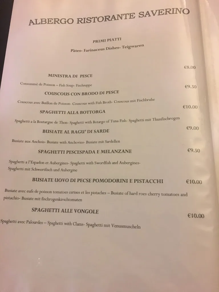 Menu_Albergo Ristorante Saverino_Tonnara di Bonagia_image_3