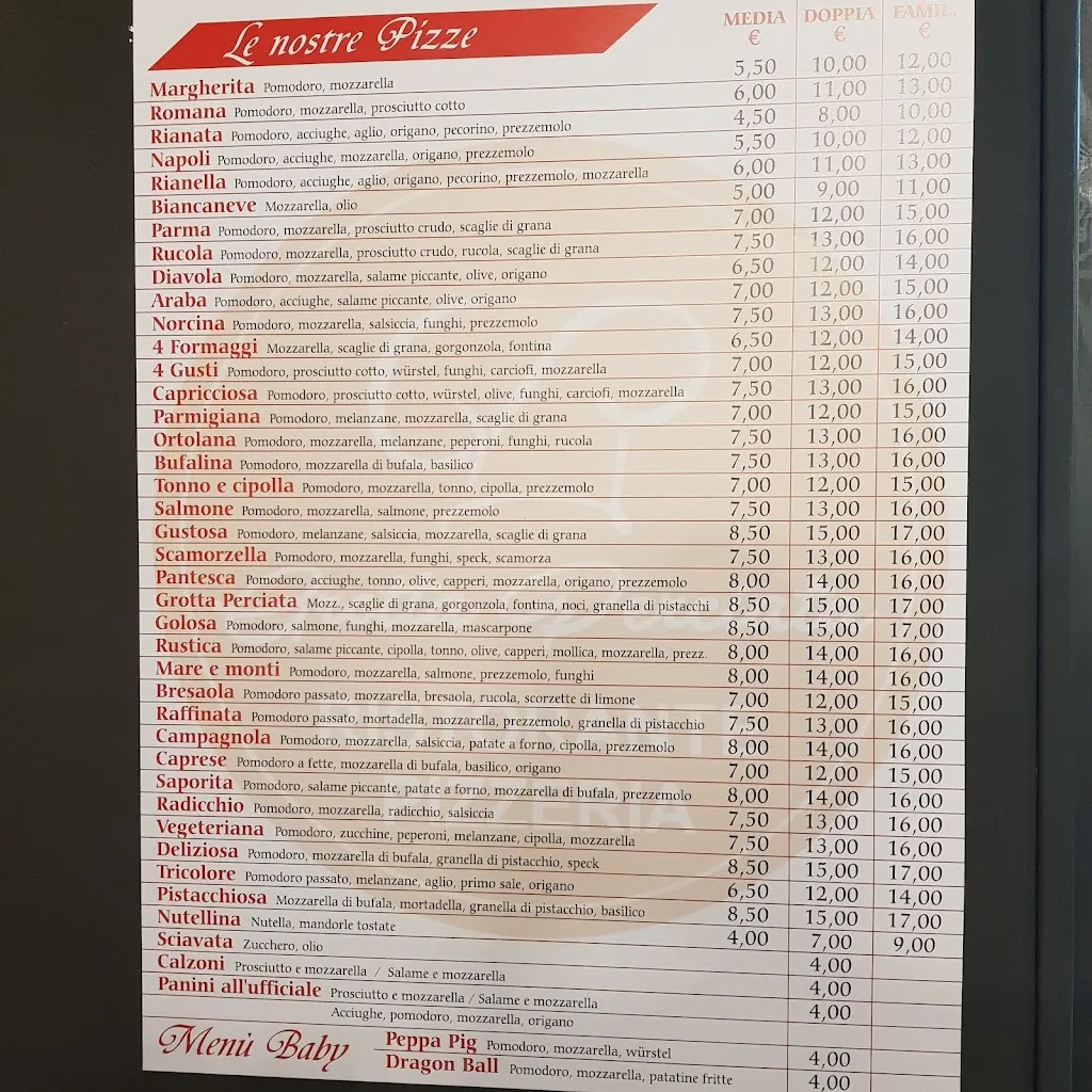 Menu_Ristorante Pizzeria Grotta Perciata_Tonnara di Bonagia_image_1