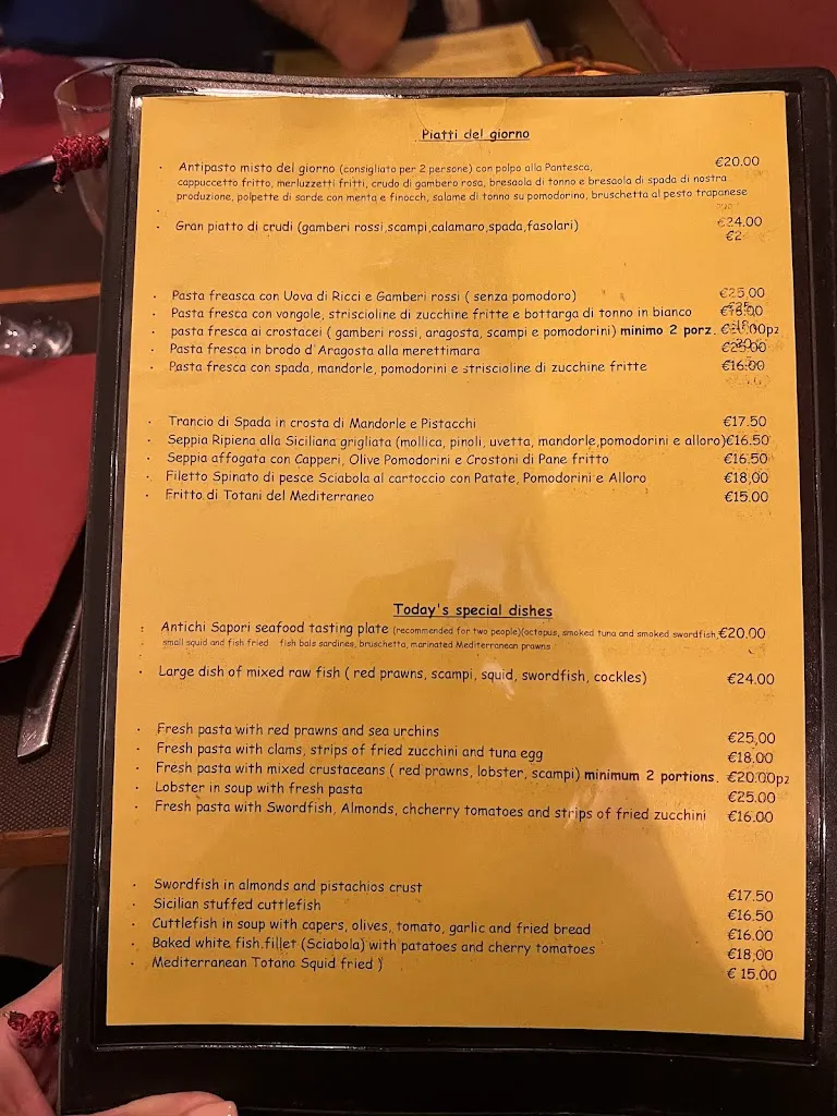 Menu_Ristorante Antichi Sapori_Trapani_image_1