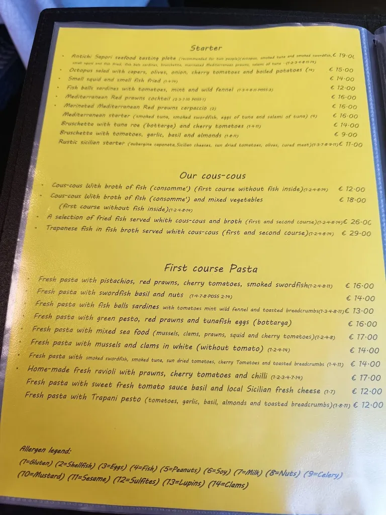 Menu_Ristorante Antichi Sapori_Trapani_image_2