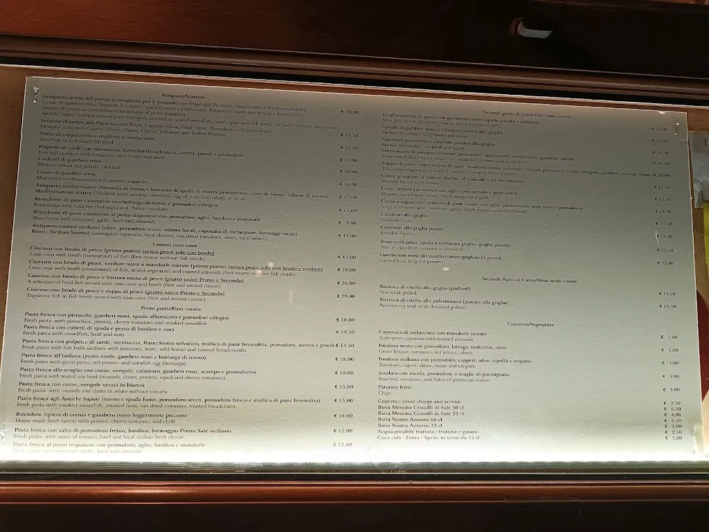 Menu_Ristorante Antichi Sapori_Trapani_image_3