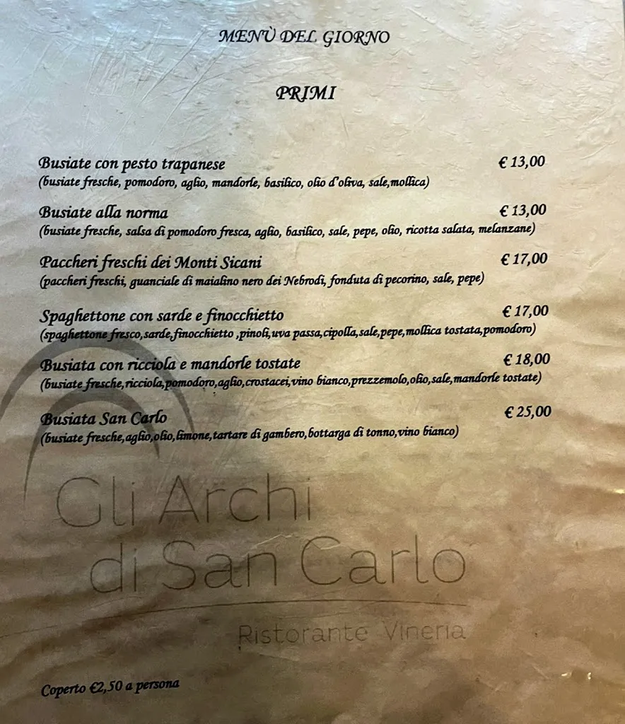 Menu_Gli Archi di San Carlo_Trapani_image_2