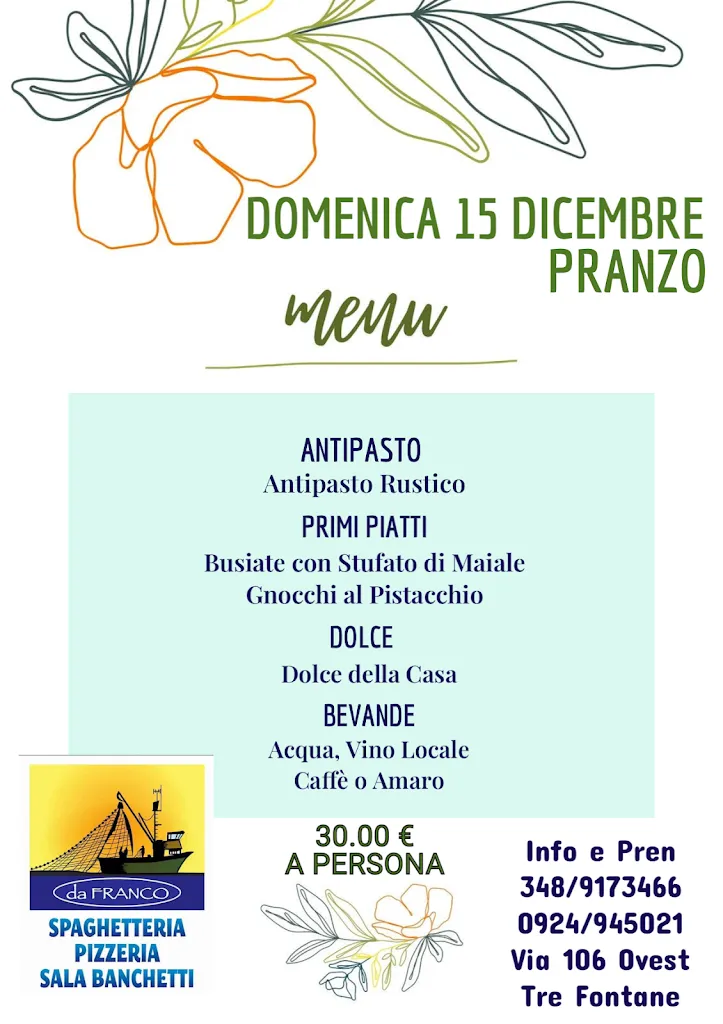 Menu_Spaghetteria Pizzeria da Franco_Tre Fontane_image_2