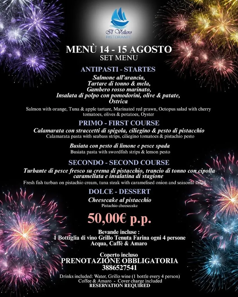 Menu_Il Veliero Ristorante Trappeto_Trappeto_image_1