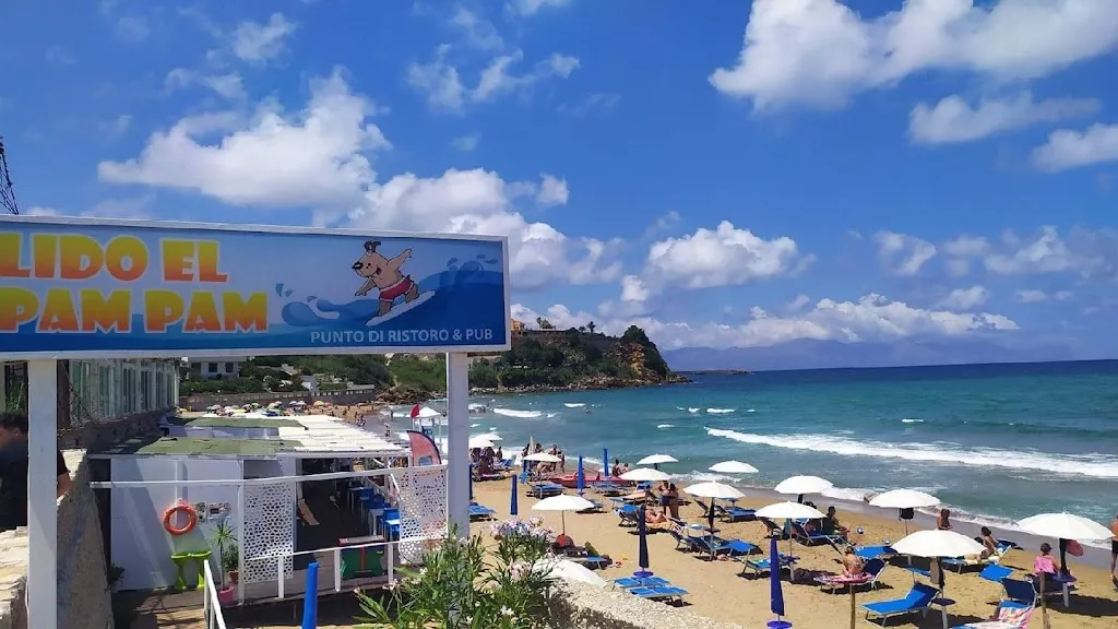 Lido el Pam Pam Spiaggia Trappeto restaurant in Trappeto