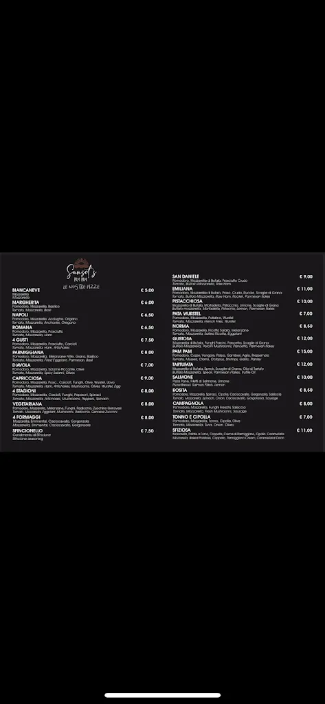 Menu_Sunset’s Pam Pam_Trappeto_image_2