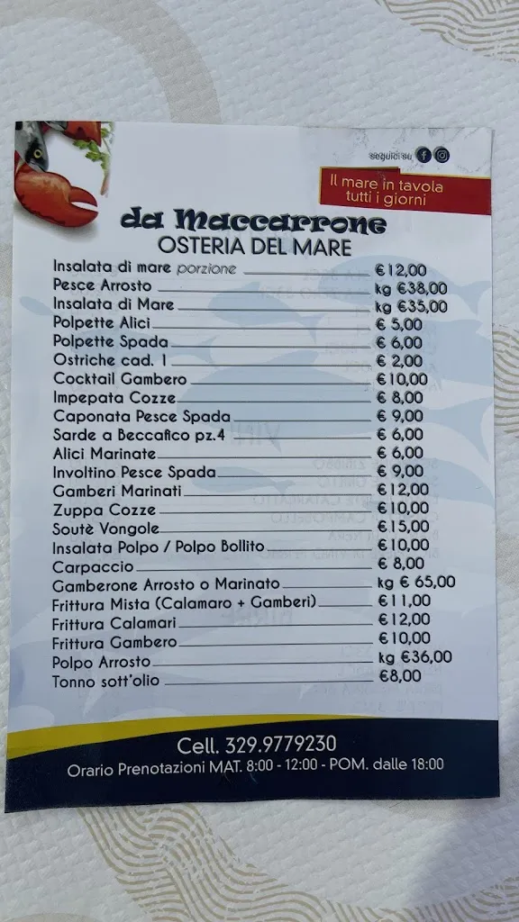Menu_Da Maccarrone_Trabia_image_3
