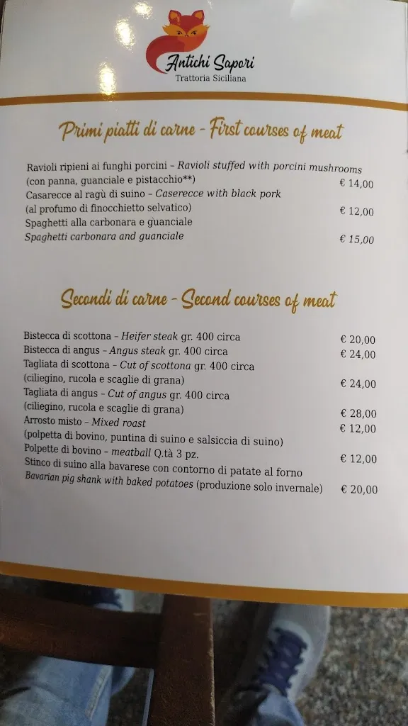 Menu_Antichi Sapori Trattoria Siciliana_Trecastagni_image_2