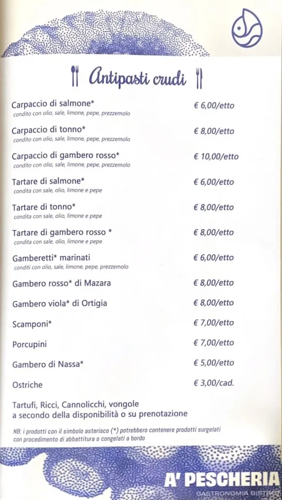 Menu_A'PESCHERIA ristorante pesce con pescheria vendita a dettaglio_Troina_image_2