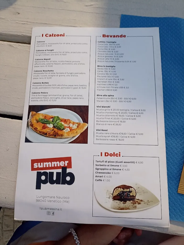 Menu_Summer PUB_Venetico Marina_image_2