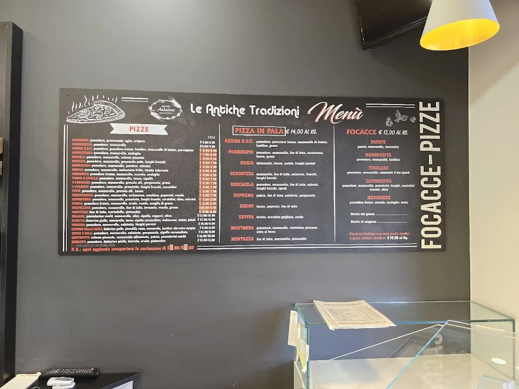 Menu_Panificio Focacceria Le Antiche Tradizioni_Venetico Marina_image_1