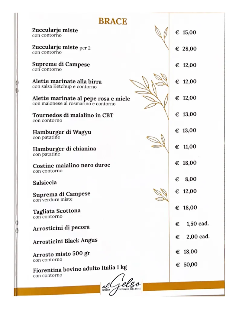 Menu_Al Gelso Lucera, PIZZA E ZUCCULARJE ALLA BRACE_Lucera_image_3