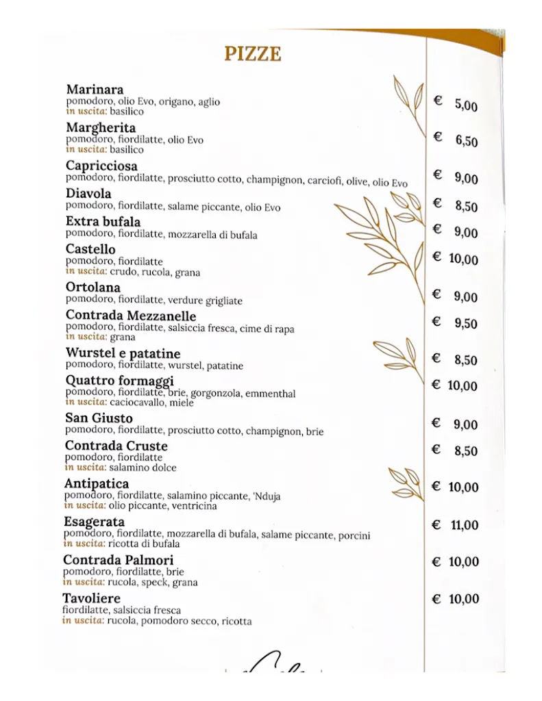 Menu_Al Gelso Lucera, PIZZA E ZUCCULARJE ALLA BRACE_Lucera_image_4