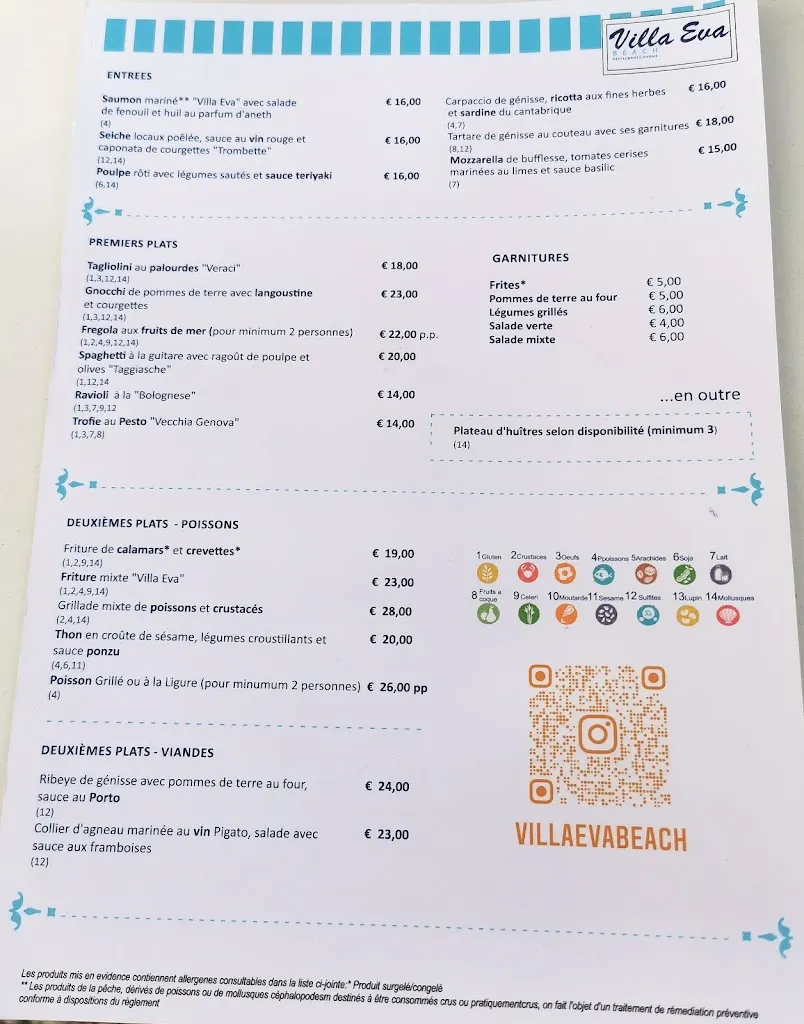 Menu_Villa Eva Restaurant & Beach_Ventimiglia di Sicilia_image_1