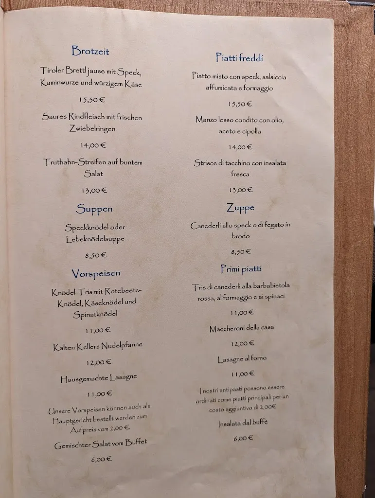 Menu_Zum Kalten Keller_Barbiano - Barbian_image_1