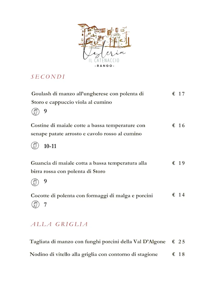 Menu_Osteria Il Catenaccio_Bleggio Superiore_image_1