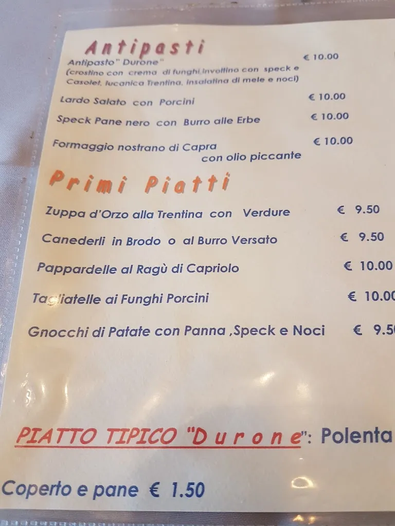 Menu_Bar Ristorante Passo Durone Di Calliari Renza Affittacamere_Bleggio Superiore_image_3