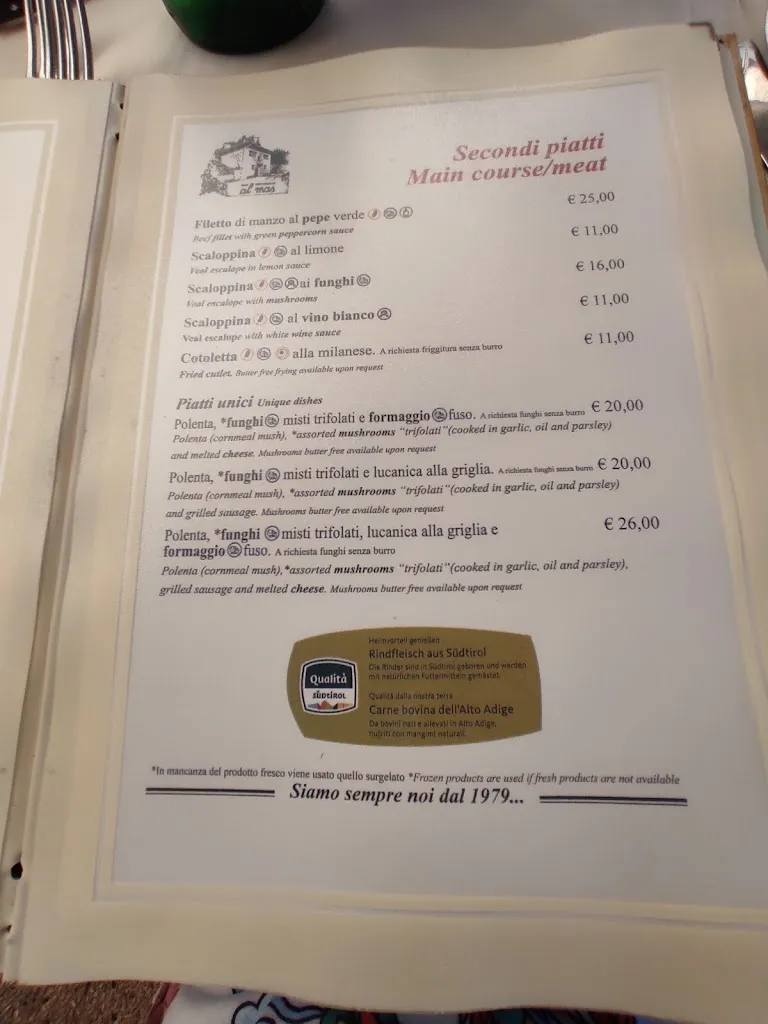 Menu_Ristorante Al Mas_Baselga di Pinè_image_1