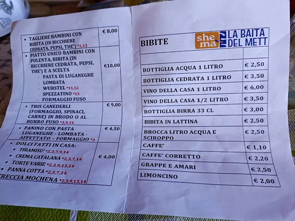 Menu_La Capannina_Baselga di Pinè_image_1