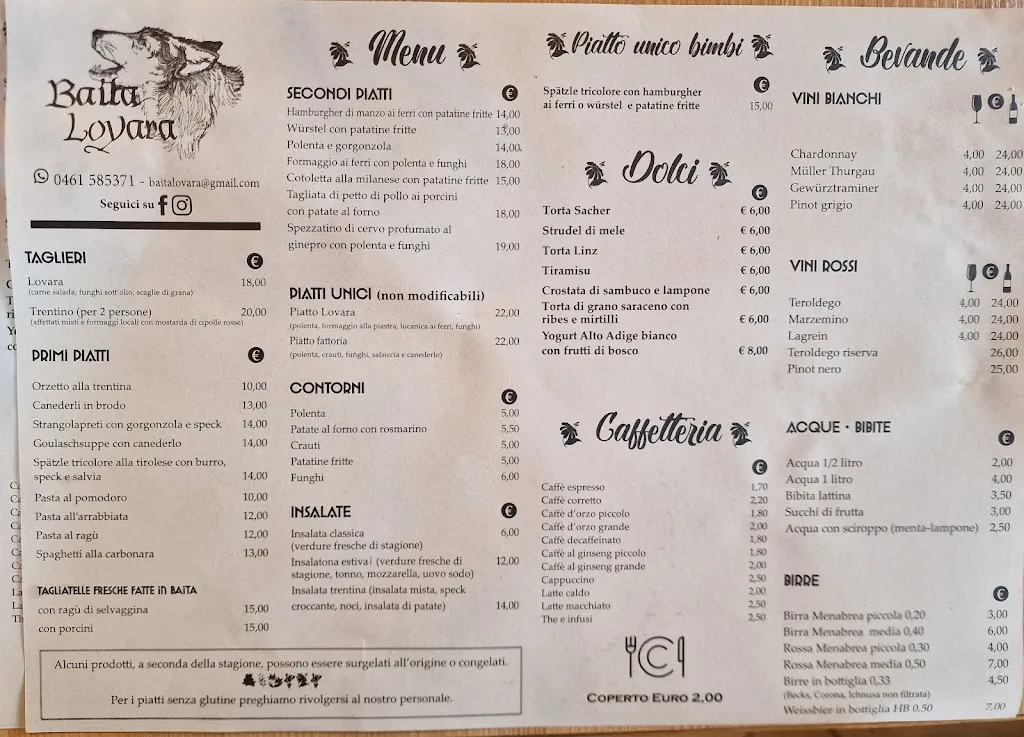 Menu_Baita Lovara_Andalo_immagine_1