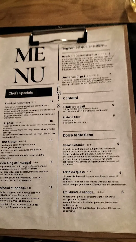 Menu_Lumi's_Bolognano-Vignole_image_4