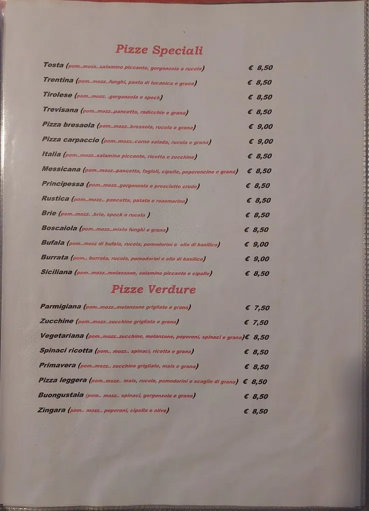 Menu_Ristorante Pizzeria Dolomiti_Borgo Valsugana_image_1