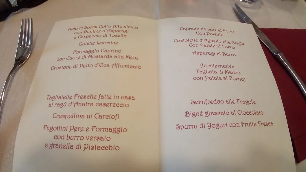 Menu_Chalet Serena_Borgo Valsugana_image_2