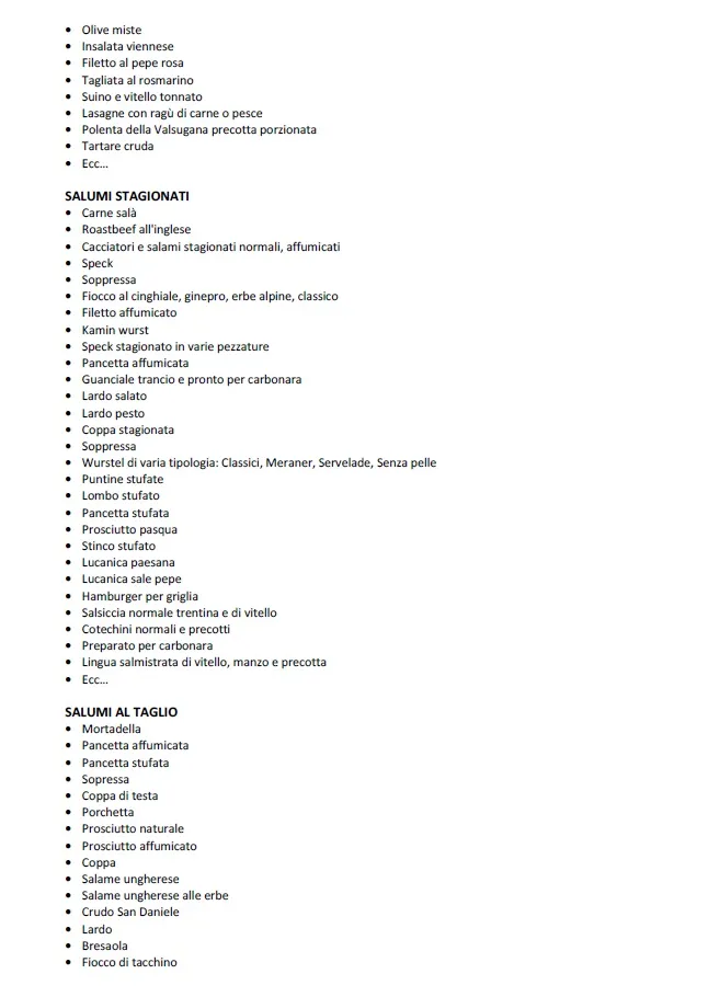 Menu_Macelleria Gastronomia Becaria Del Borgo_Borgo Valsugana_image_4