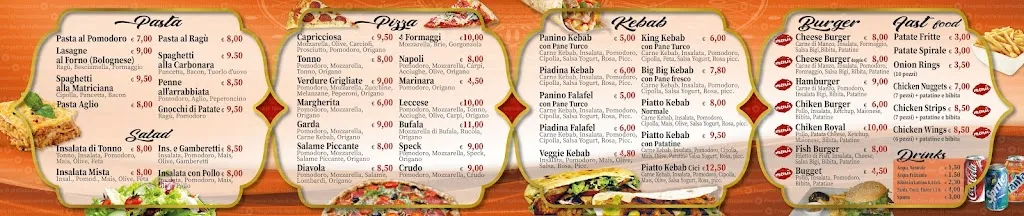 Menu_Garda pasta pizza kabeb brennero italia_Brennero - Brenner_image_4