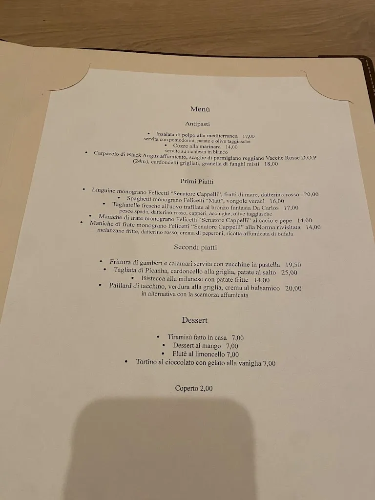 Menu_Bar Ristorante Pizzeria Da Carlos_Bronzolo_image_3