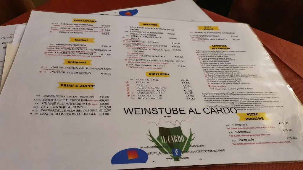 Menu_Ristorante Pizzeria Weinstube Al Cardo_Caderzone Terme_image_3