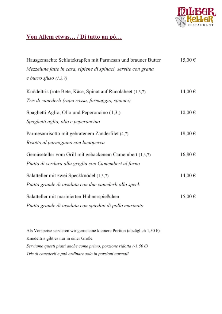 Menu_Restaurant Hilberkeller_Caines - Kuens_image_2