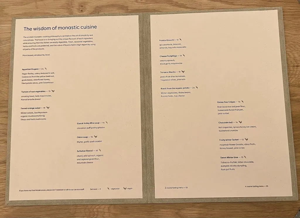 Menu_fink Restaurant & Suites_Bressanone_image_1