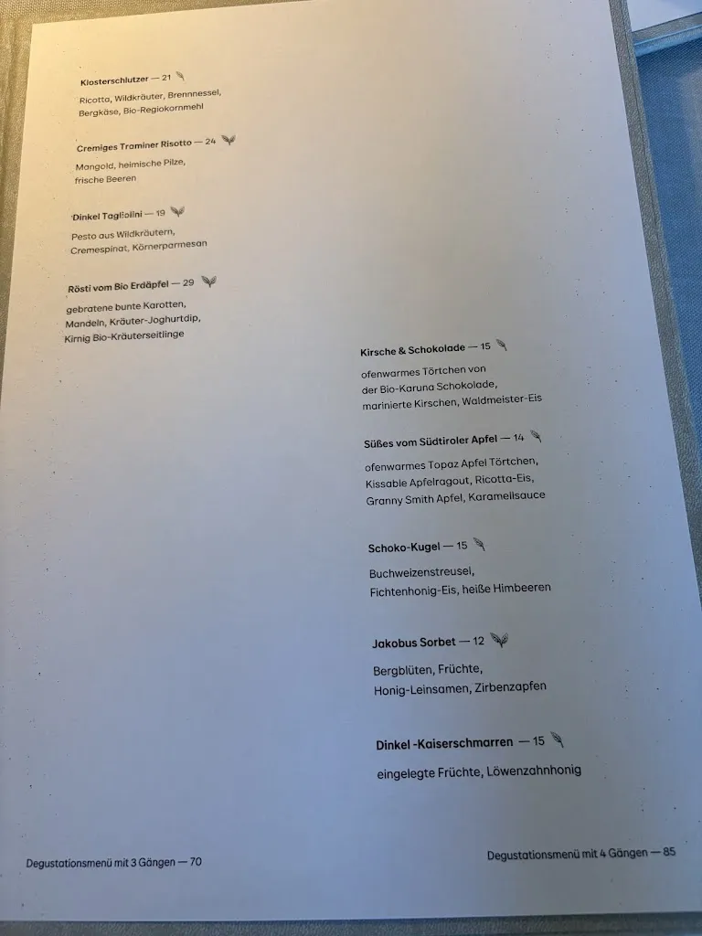 Menu_fink Restaurant & Suites_Bressanone_image_4