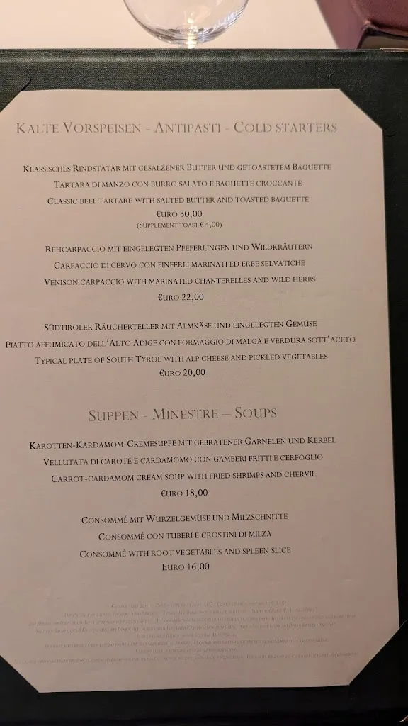 Menu_Restaurant Apostelstube_Bressanone_image_1