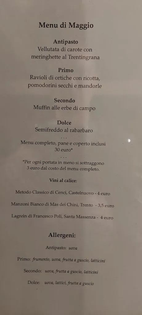 Menu_Agriturismo Verdecrudo_Calceranica al Lago_image_1