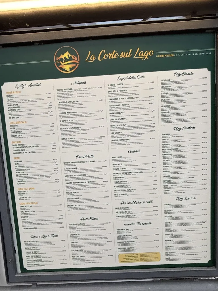 Menu_La Corte Sul Lago_Calceranica al Lago_immagine_2