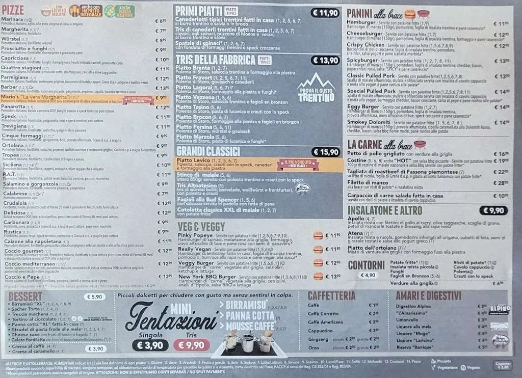 Menu_Fabbrica in Pedavena Lago di Levico_Calceranica al Lago_image_1